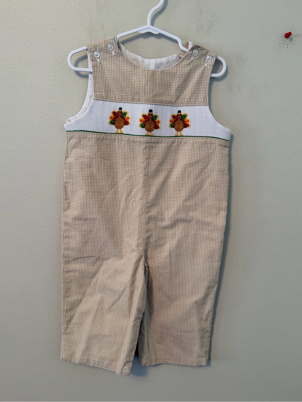 Classic Whimsy Smocked Turkey Longalls